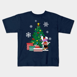 Ricochet Rabbit Around The Christmas Tree Kids T-Shirt